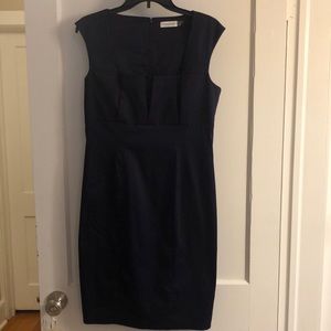 Calvin Klein navy blue dress